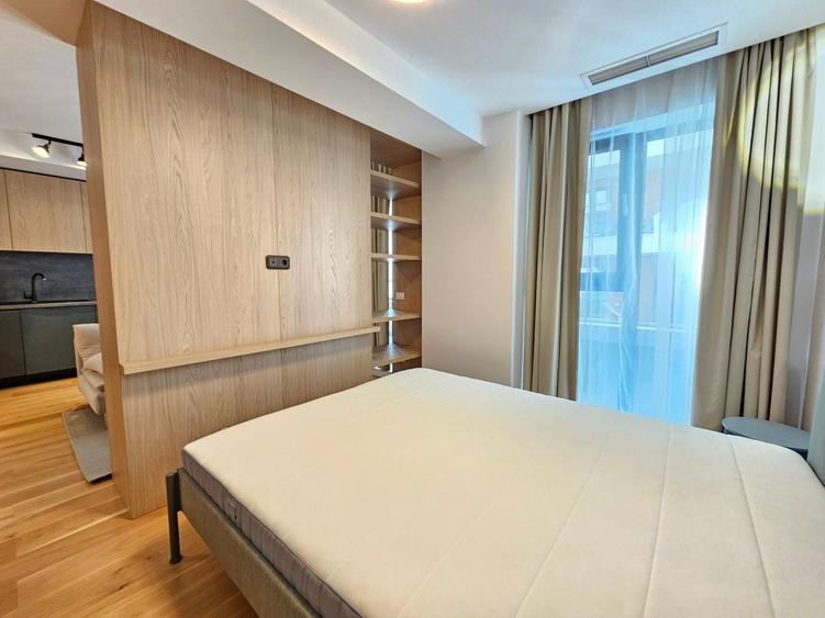 Apartament cu 2 camere semidecomandat, mobilat în Băneasa