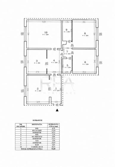 Apartament cu 4 camere decomandat în Rahova
