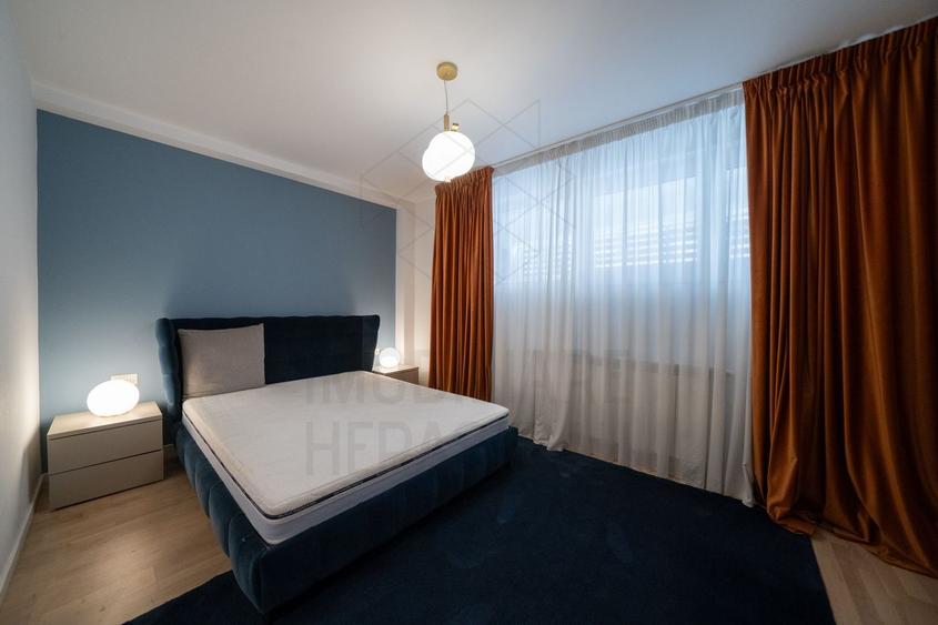 Apartament cu 3 camere semidecomandat, mobilat în Herăstrău