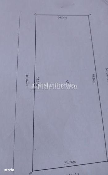 Teren 1067 mp intravilan Tomesti Deal, Iasi
