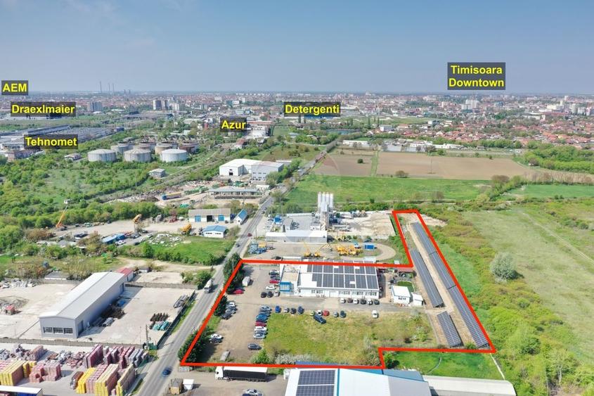 Spațiu industrial, de 1,800 mp, în Buziașului
