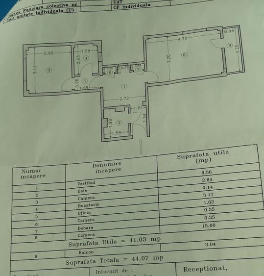 Apartament cu 2 camere decomandat în Exterior Vest