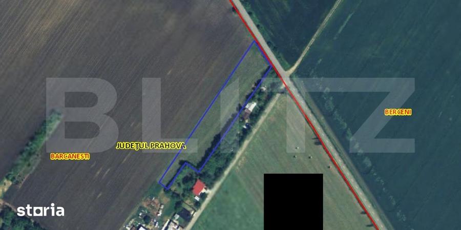 Teren de 5465 mp, în Bărcănești