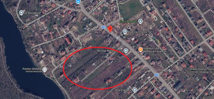 Teren Construcții intravilan de 4691 mp, în Brănești