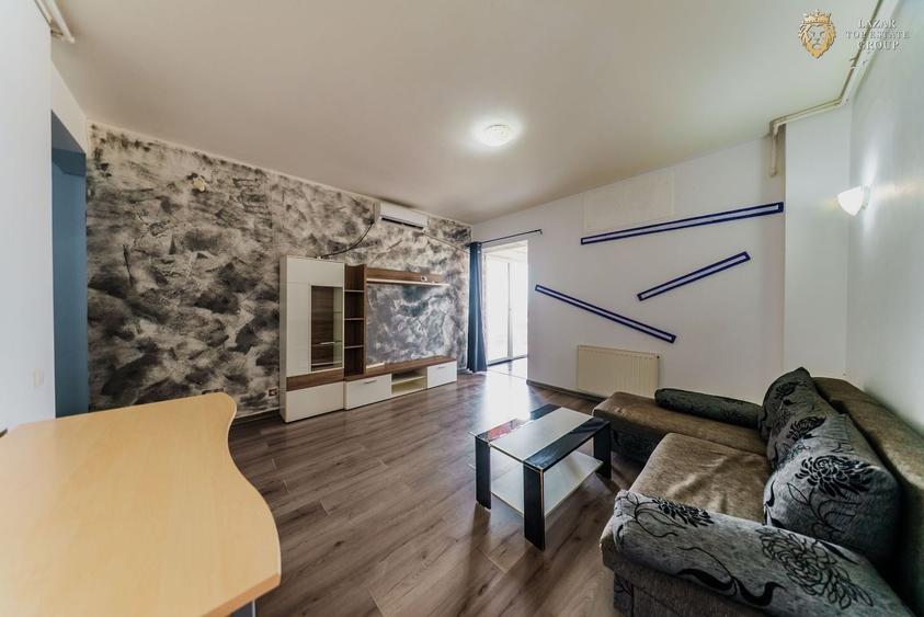 Apartament cu 2 camere semidecomandat, mobilat în UTA