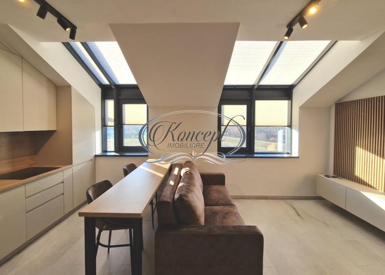 Apartament cu 2 camere semidecomandat, mobilat în Gilău