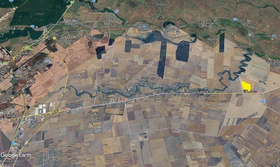 Teren extravilan de 440000 mp, în Frumușani