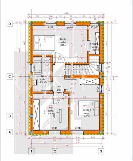 Casă individuală cu 4 camere cu Canalizare în Giarmata-Vii