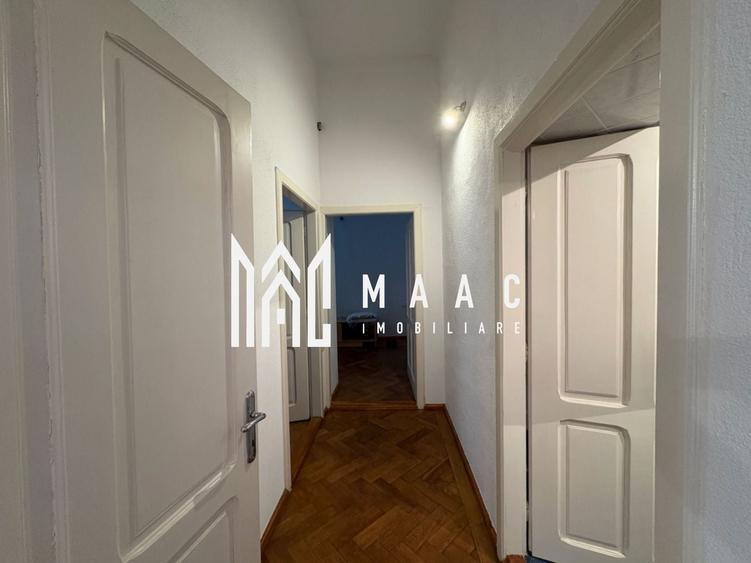 Apartament cu 3 camere decomandat, mobilat în Central