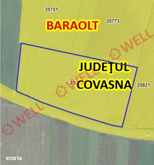 Teren de 15000 mp, în Bățani