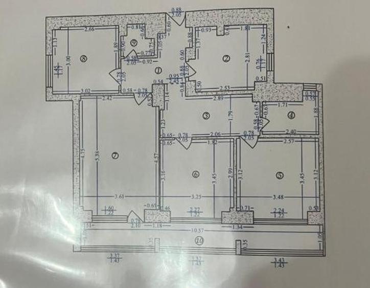 Apartament cu 4 camere decomandat, mobilat în Mihai Bravu