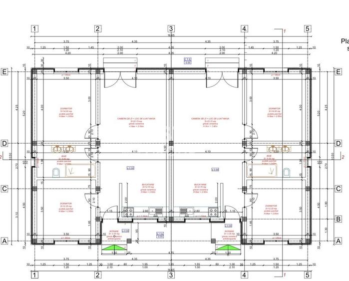 Duplex cu 3 camere cu Canalizare în Moșnița Nouă