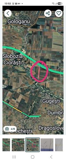 Teren de 170000 mp, în Slobozia Ciorăști