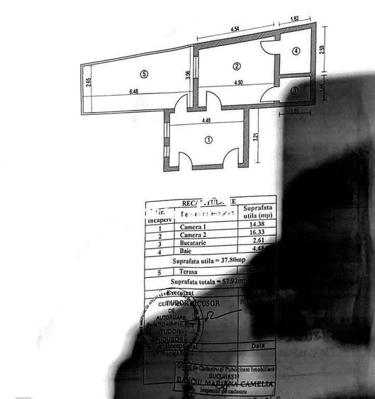 Apartament cu 2 camere semidecomandat în Gara de Nord