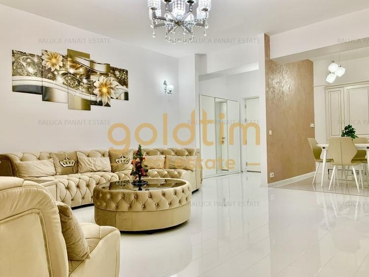 Apartament cu 3 camere semidecomandat, mobilat în Pipera