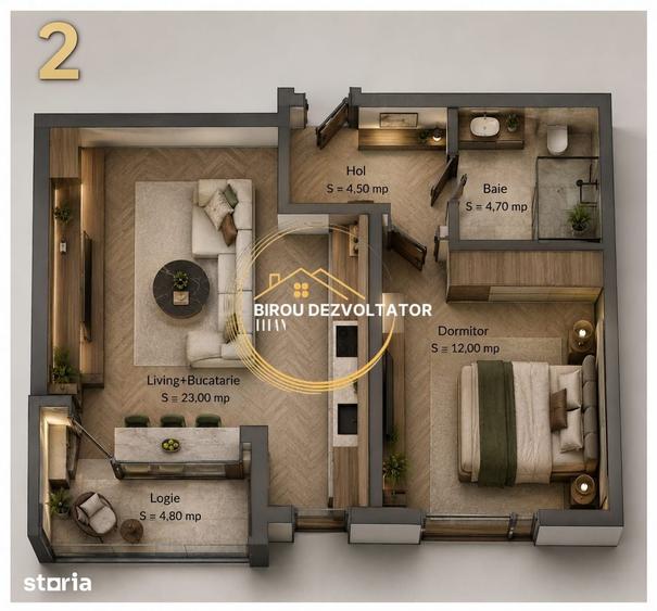 Decomandat Acces facil metrou 12 minute Titan Pallady Bloc boutique - 2