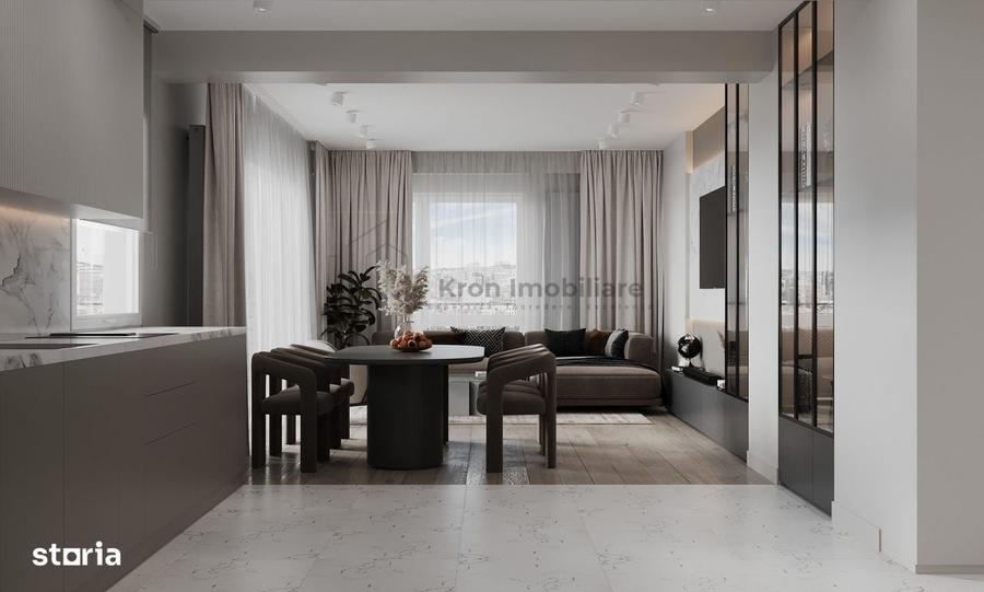 Apartament cu 3 camere decomandat în Nord