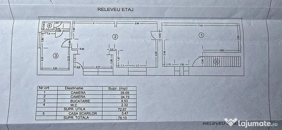 Casă cu 7 camere cu Teren 176 Mp în Baicului
