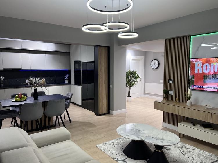 Apartament cu 4 camere, mobilat în Sisești