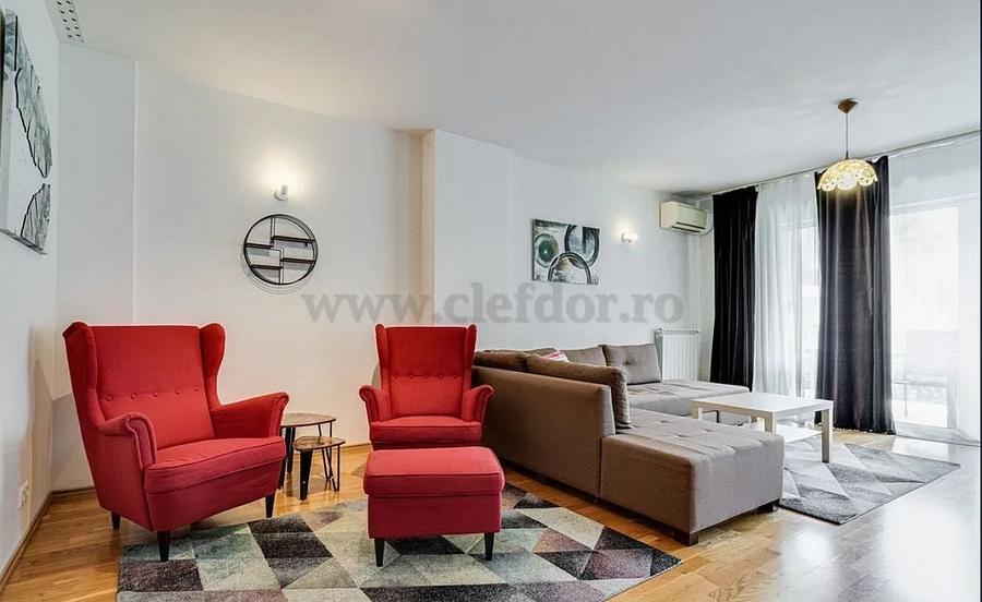 Apartament cu 3 camere decomandat, mobilat în Pipera