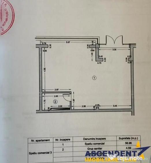 Spațiu comercial, de 62 mp, în Avantgarden