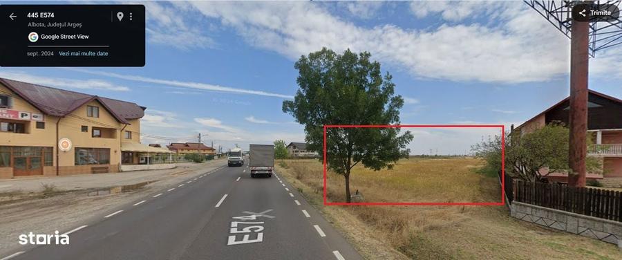 Teren de 7580 mp, în Albota