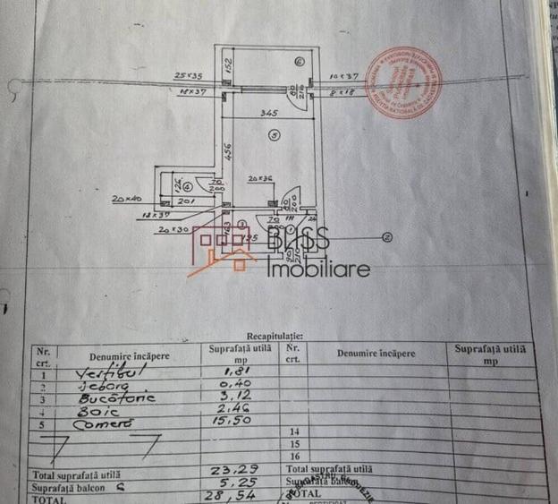 Garsonieră semidecomandată în Cișmigiu