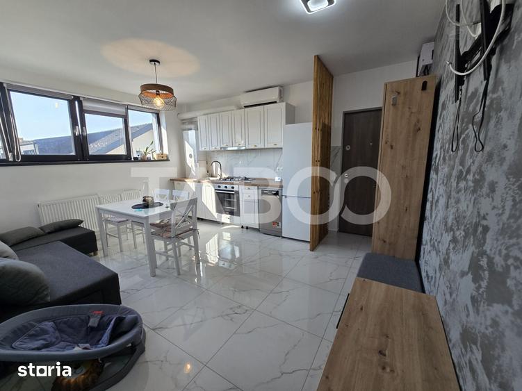 Apartament cu 2 camere decomandat 53 utili mobilat Doamna Stanca Sibiu - 5