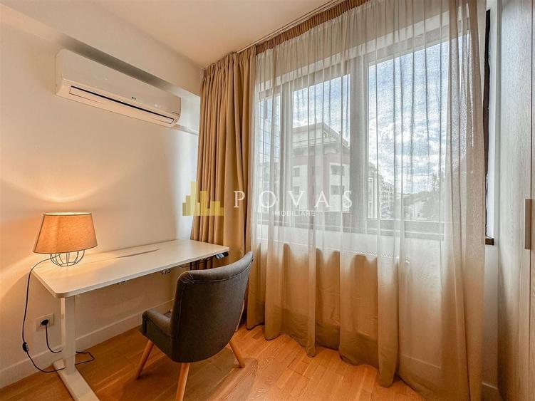 Apartament cu 3 camere semidecomandat, mobilat în Herăstrău