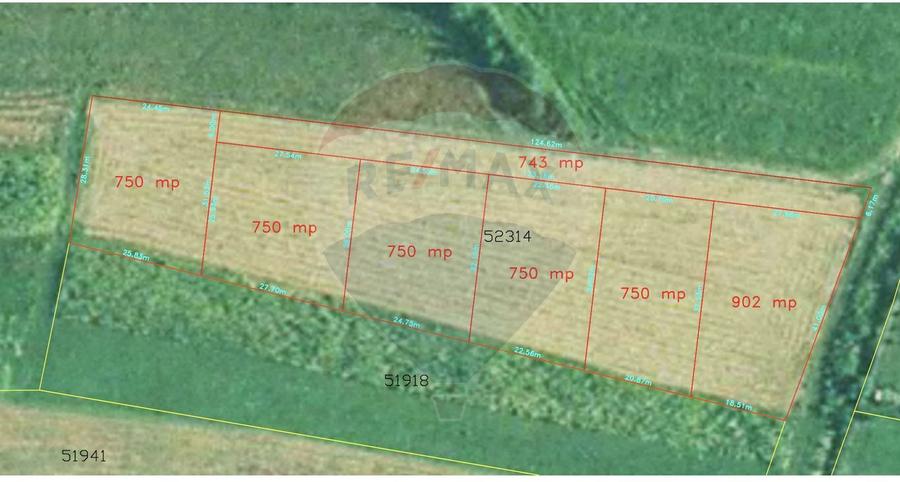 Teren Construcții intravilan de 902 mp, în Coltău