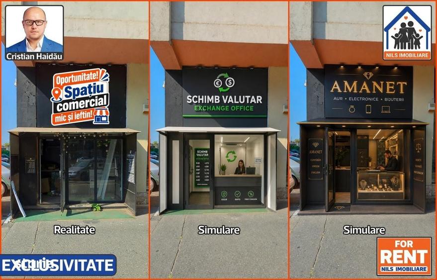 Spațiu comercial, de 5 mp, în Ștefan cel Mare
