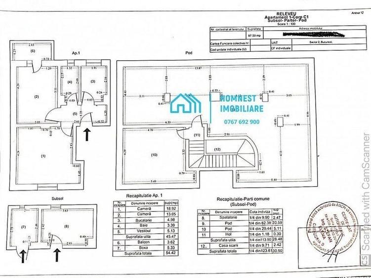 Apartament cu 2 camere decomandat în Dorobanți