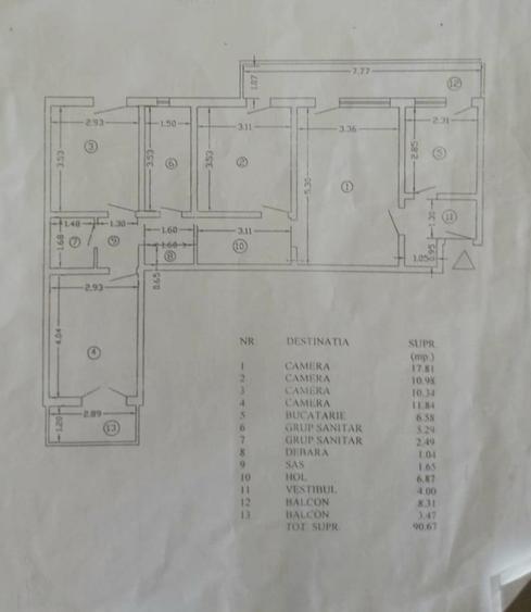 Apartament semidecomandat în Nicolae Grigorescu