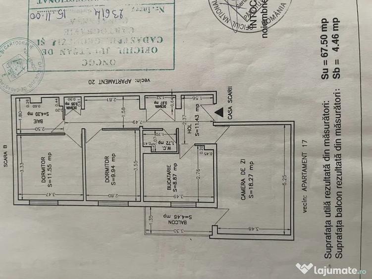 Particular, ap. dec. 3 camere mobilat, Constanta zonaTomis3- Str.Soveja stradal - 20
