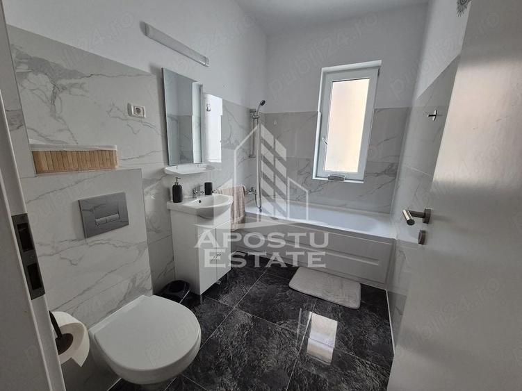 Apartament cu 2 camere semidecomandat, mobilat în Giroc