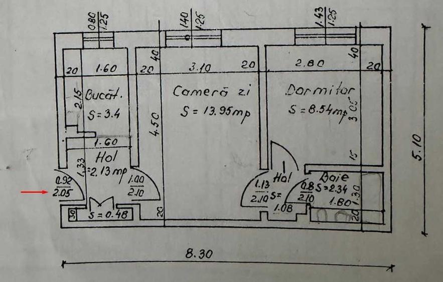 Vand Apartament 2 camere, parter, zona Rotunda - 1