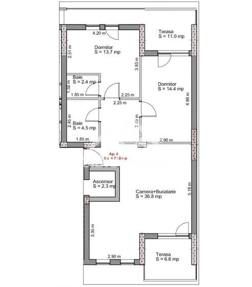 Apartament 3 camere, Mobilat, Utilat 2 locuri de parcare si boxa