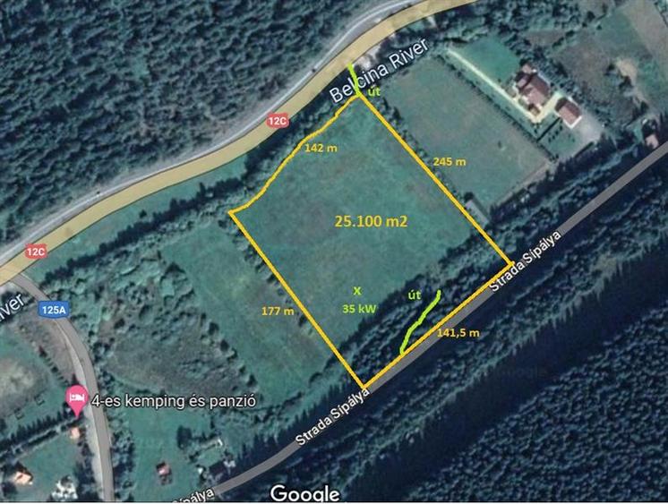 Teren Construcții intravilan de 25100 mp, în Exterior Vest