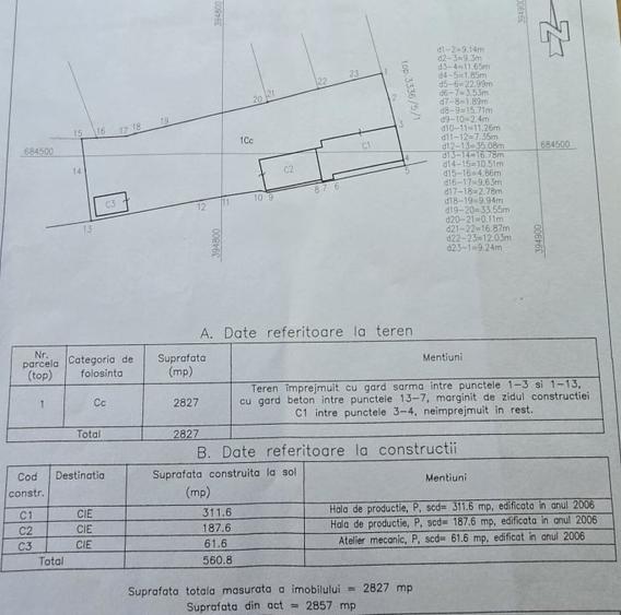 Spațiu industrial, de 560.79998779297 mp, în Orașul Vechi