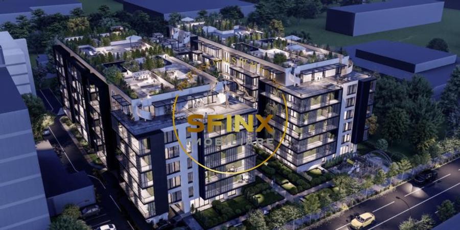 Apartament cu 3 camere semidecomandat, mobilat în Băneasa
