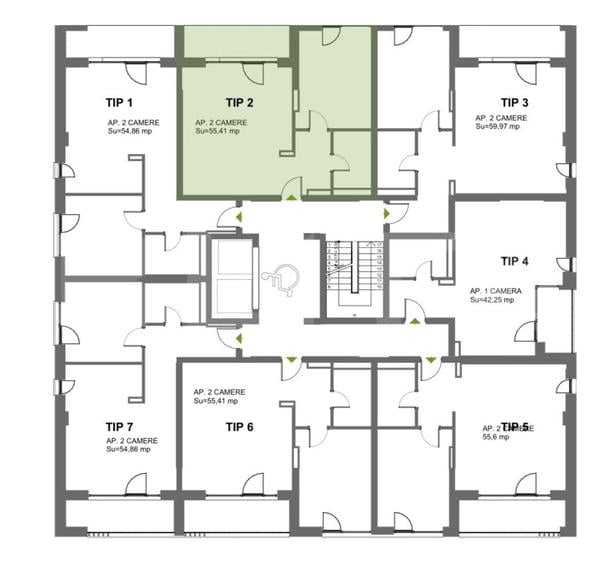 Apartament cu 2 camere decomandat în Torontalului — fotografia 3