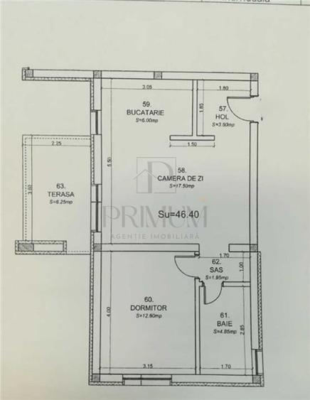 Apartament cu 2 camere semidecomandat, mobilat în Dumbrăvița