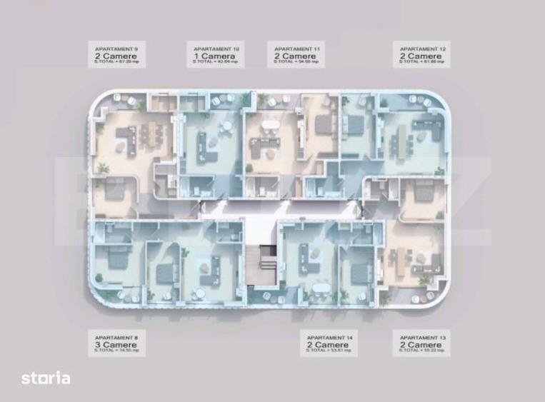 Apartament cu 2 camere în Rediu