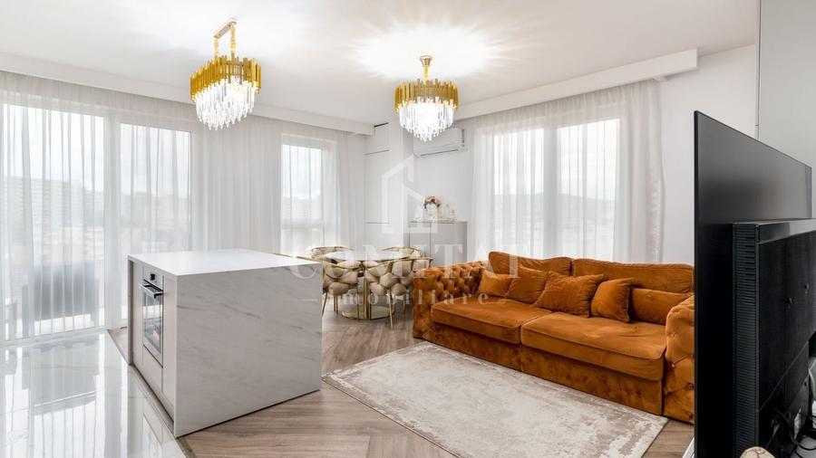 Apartament cu 3 camere decomandat, mobilat în Mărăști