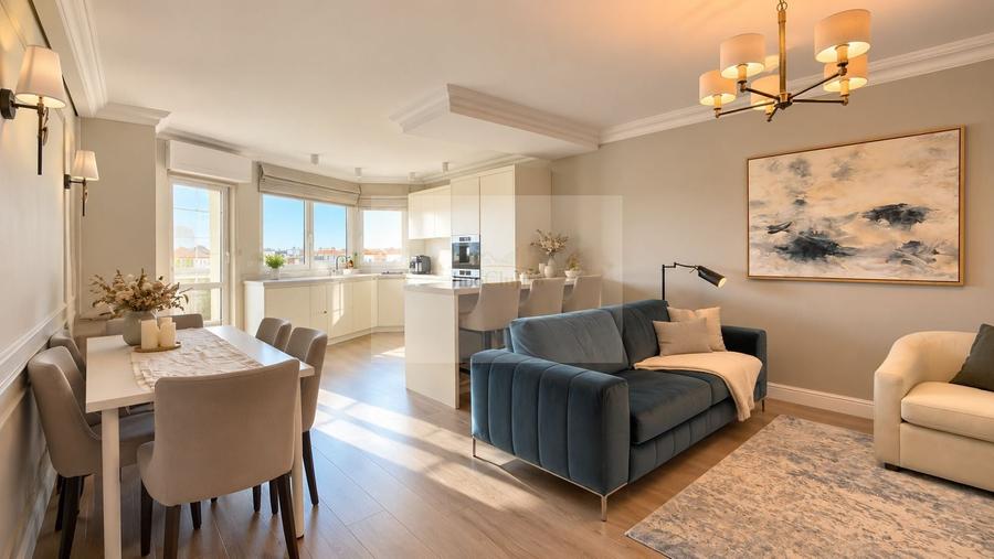 Apartament cu 2 camere semidecomandat, mobilat în Bună Ziua