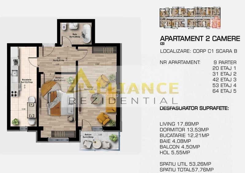 Ap 3 camere langa metrou Berceni - 9