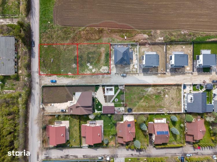 Teren de 1200 mp, în Sânpetru