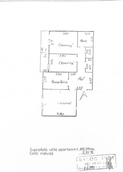 Apartament cu 3 camere decomandat în Central — fotografia 1