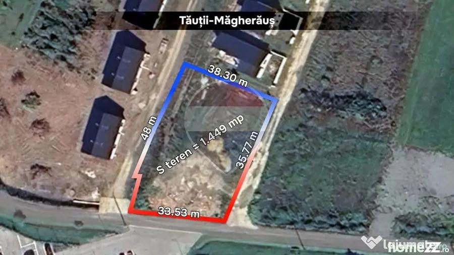 Teren în Tăuții-Măgherăuș