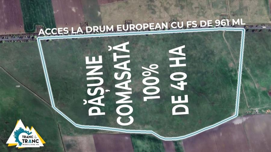 Teren agricol extravilan de 400800 mp, în Central